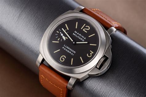 panerai marina militare titanium|Panerai submarine watch.